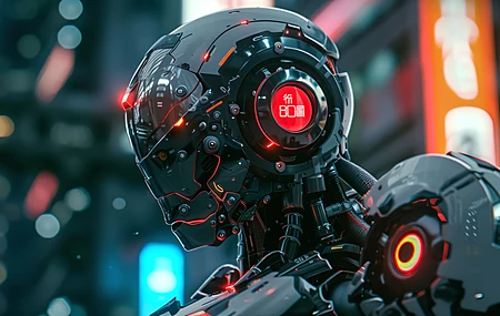 AI艺术 机器人 未来派 科幻小说 高科技 赛博朋克 电脑壁纸 4K壁纸