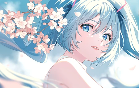 中音中国 初音Miku 动漫 动漫女孩 电脑壁纸 4K壁纸