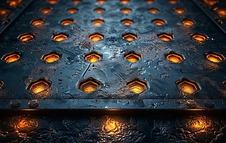 抽象 发光 图案 金属 电脑壁纸 4K壁纸