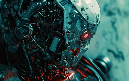 AI艺术 机器人 未来主义 科幻 高科技 赛伯朋克 电脑壁纸 4K壁纸