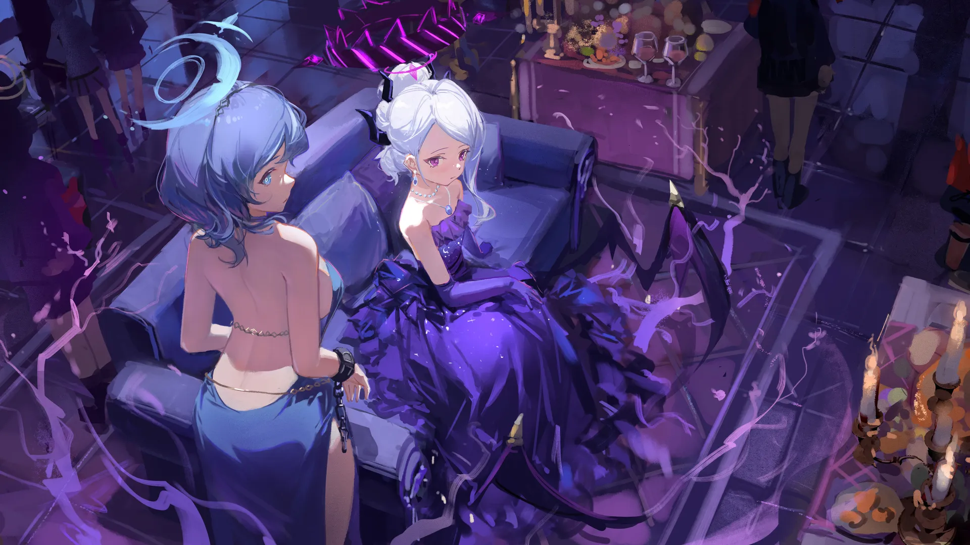 梅诺斯 动漫 动漫女孩 蓝色档案 电脑壁纸 4K壁纸