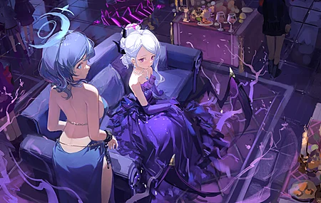 梅诺斯 动漫 动漫女孩 蓝色档案 电脑壁纸 4K壁纸