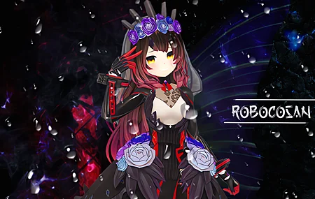 动漫女孩 全息图 电脑壁纸 4K壁纸