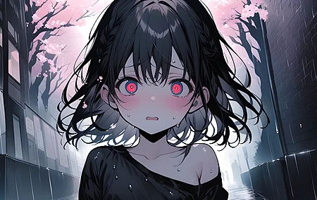 动漫女孩 人工智能艺术 小巷 幽灵 电脑壁纸 4K壁纸