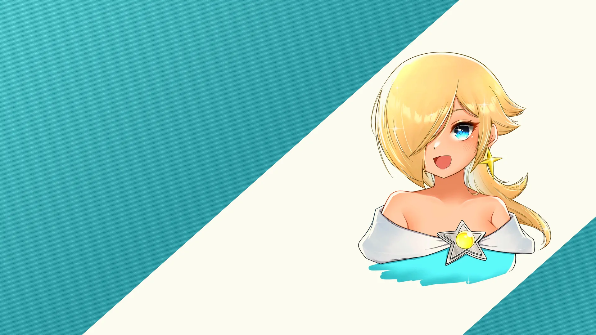 公主 金发 长发 蓝眼睛 耳环 珠宝 视频游戏 视频游戏女孩 连衣裙 电脑壁纸 4K壁纸