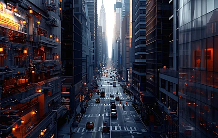 城市 无人机照片 街道 纽约市 电脑壁纸 4K壁纸