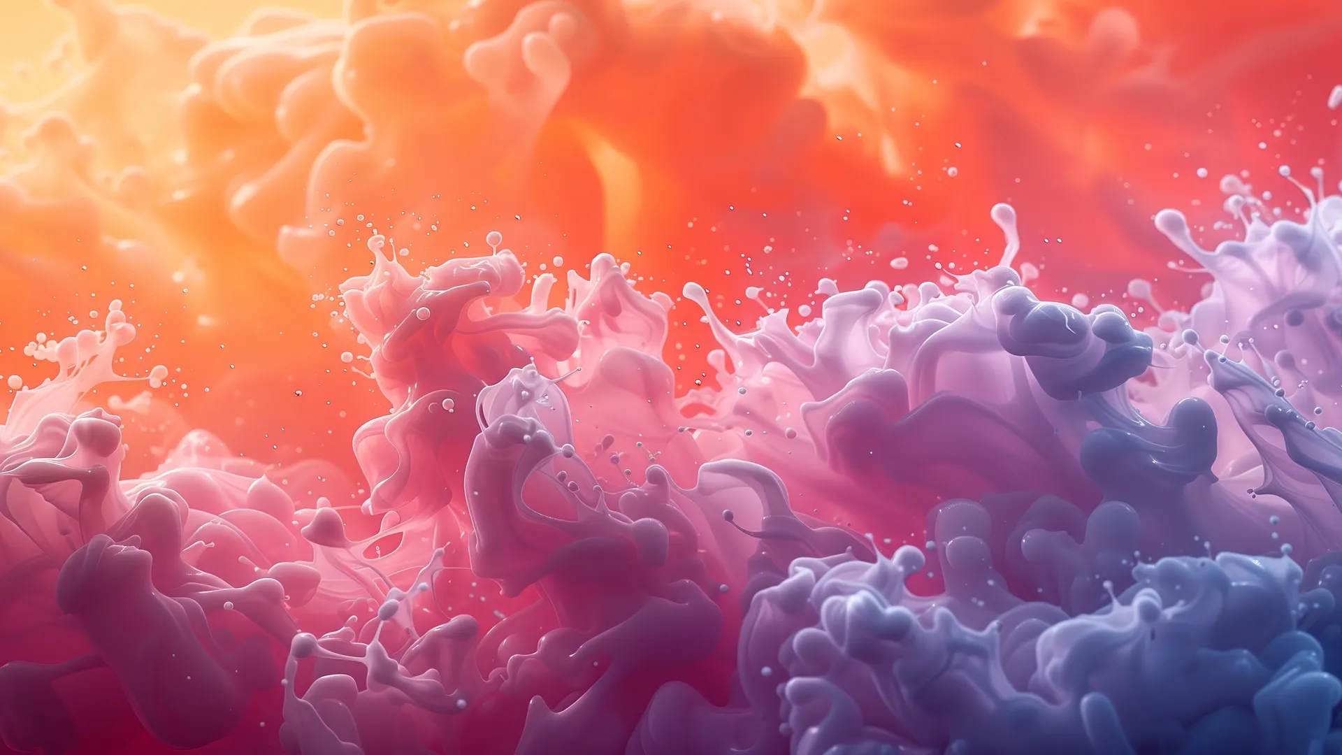 AI艺术 五彩缤纷 云彩 泡沫 电脑壁纸 4K壁纸