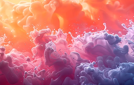 AI艺术 五彩缤纷 云彩 泡沫 电脑壁纸 4K壁纸