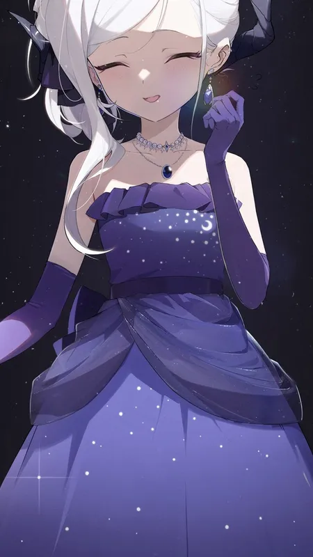 带翅膀的动漫女孩 蓝色档案 连衣裙 动漫女孩 肖像展示 深色背景 手机壁纸 4K壁纸