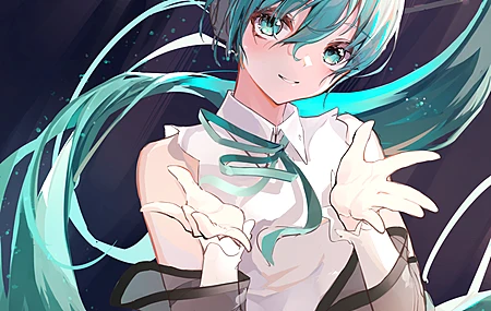 初音未来 动漫 动漫女孩 手机壁纸 4K壁纸