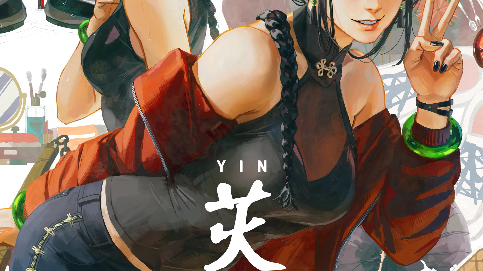 女性 虚构角色 原创角色 古伟兹 插图 绘画 手机壁纸 4K壁纸