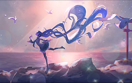 元音 初音 动漫 动漫女孩 电脑壁纸 4K壁纸