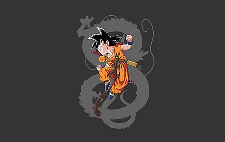 龙珠 龙珠 龙 极简主义 电脑壁纸 4K壁纸