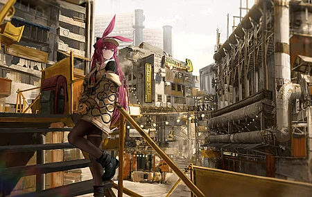 数字艺术 艺术品 箭骑士 兔耳 电脑壁纸 4K壁纸