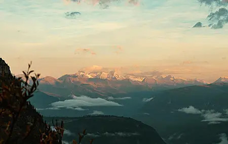 自然 景观 山顶 云 日出 日落 冰川国家公园 山脉 蒙大拿州 电脑壁纸 4K壁纸