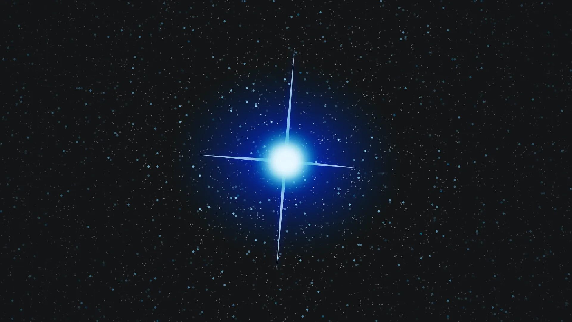 蓝色 星星 星空 天狼星 电脑贴纸 8 K贴纸