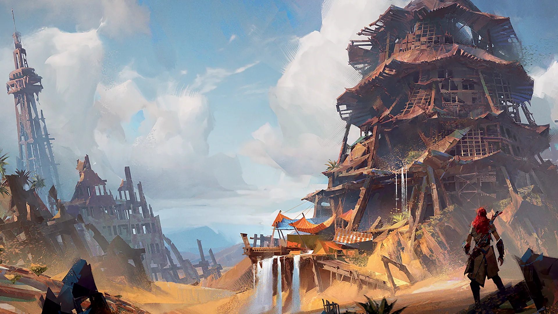 阿洛伊 地平线禁区西部 视频游戏艺术 视频游戏女孩 电脑壁纸 4K壁纸