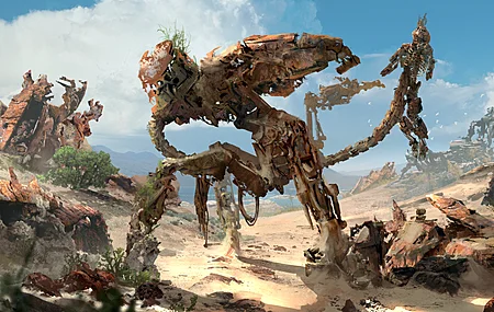 风化 猎物 渺小 阿洛伊 地平线禁区西部 视频游戏艺术 视频游戏女孩 电脑壁纸 4K壁纸