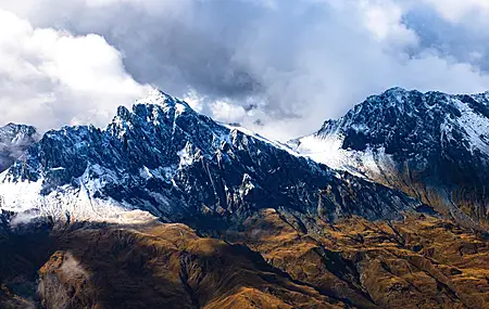 自然 风景 雪 云 新西兰 峡湾国家公园 山脉 悬崖 电脑壁纸 4K壁纸