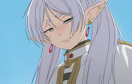 精灵 动漫女孩 升级 哭泣  电脑贴纸 8 K贴纸