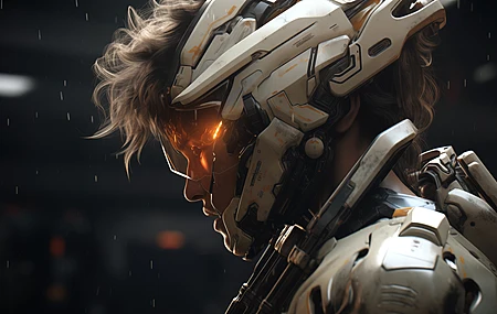 人工智能艺术 插图 机器人技术  电脑壁纸 4K壁纸