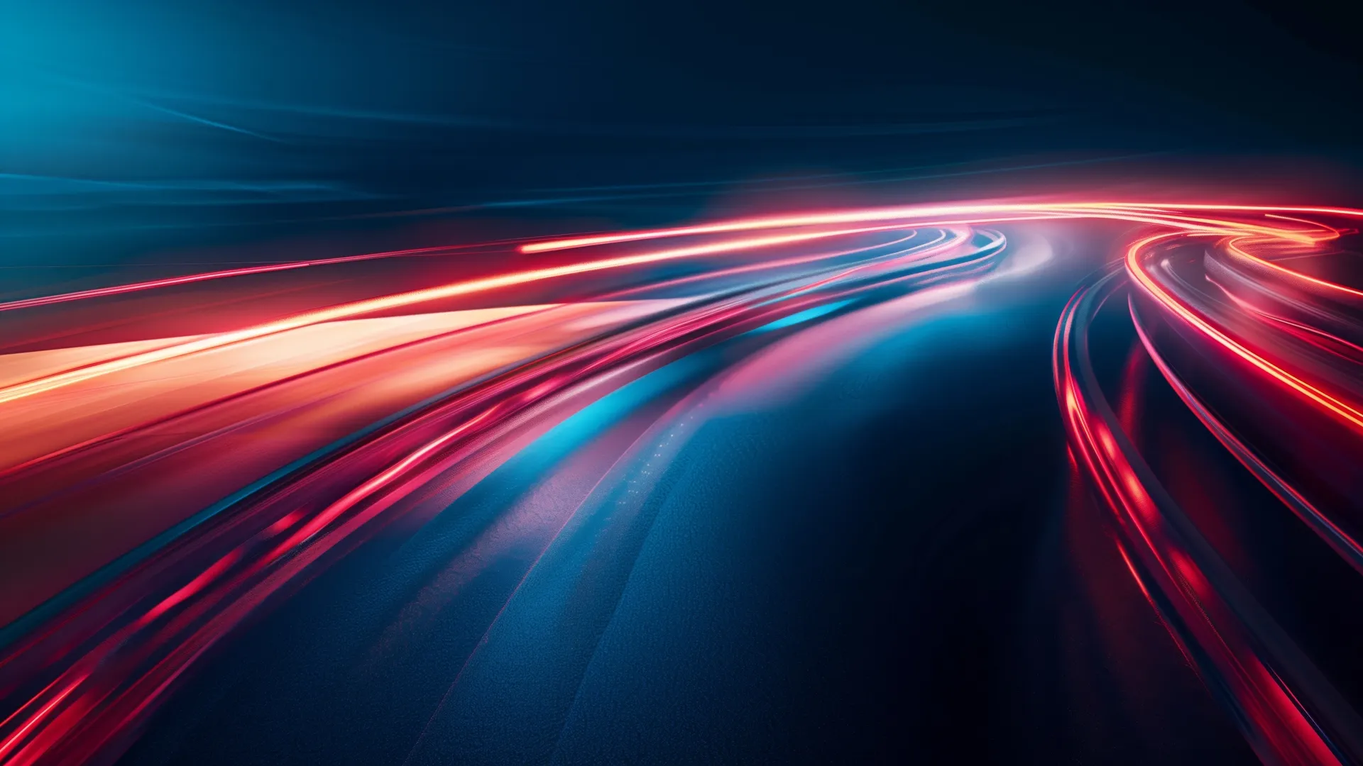 人工智能艺术 插图  流光 弯道 闪光 电脑壁纸 4K壁纸