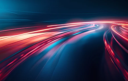 人工智能艺术 插图  流光 弯道 闪光 电脑壁纸 4K壁纸