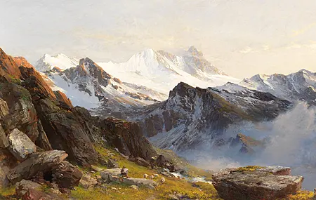 绘画 风景 自然 山脉 电脑壁纸 4K壁纸