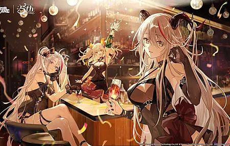 红眼睛 长发 白发 妇女 艺术品 插图  电脑壁纸 4K壁纸