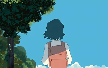 数码艺术 艺术品 风升起 背包 电脑壁纸 4K壁纸