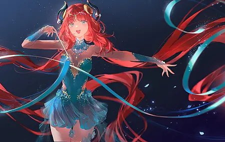 丝滑 魔法棒 微笑 动漫 动漫游戏 动漫女孩 电脑壁纸 4K壁纸