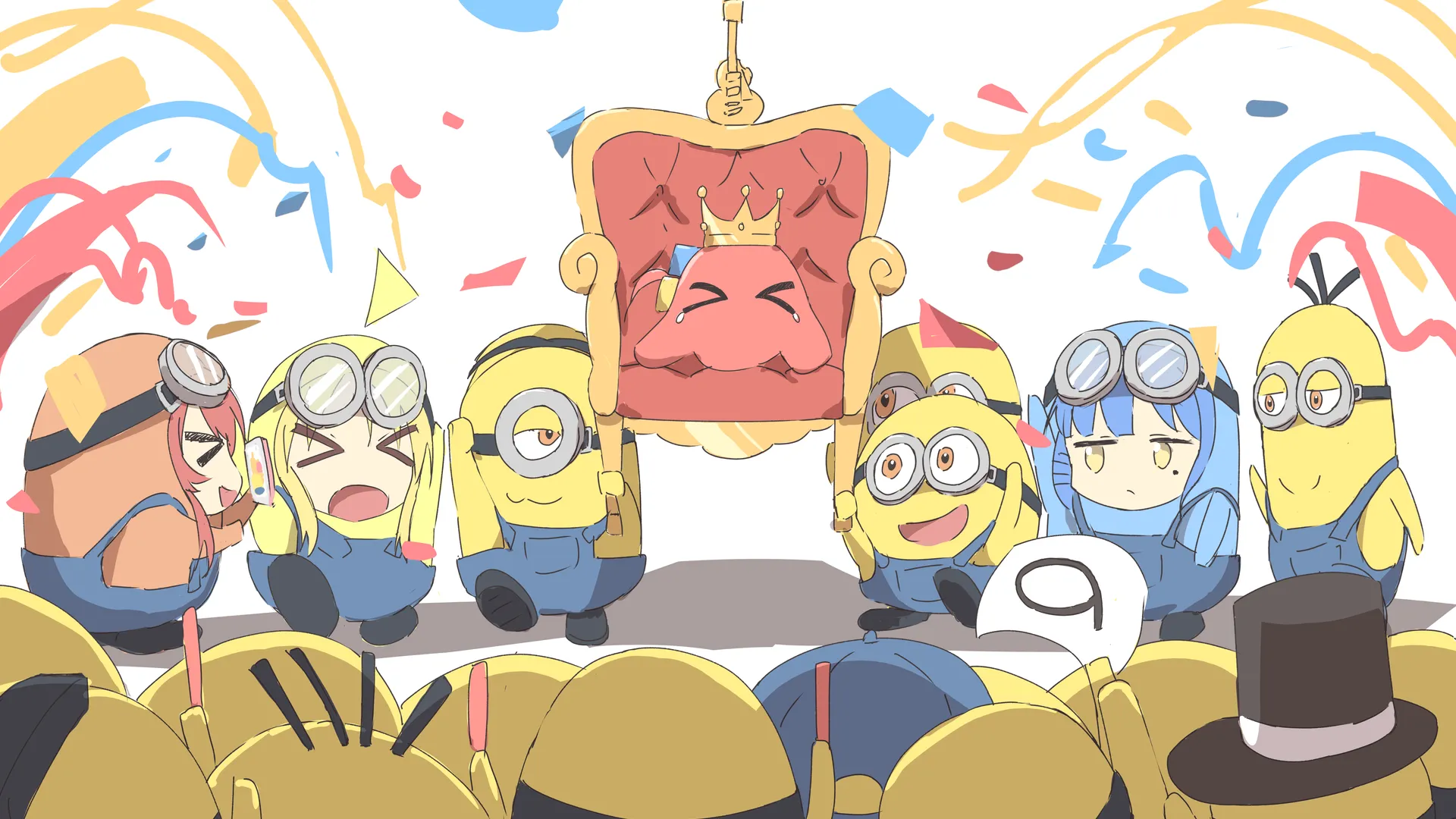 摇滚 小黄人 电脑壁纸 4K壁纸