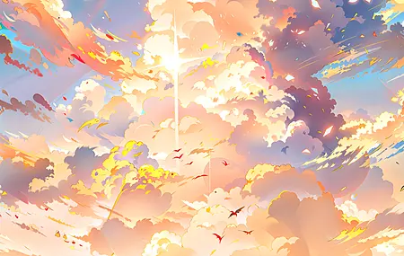 数字艺术 丰富多彩 户外 云 黄昏  手机壁纸 4K壁纸