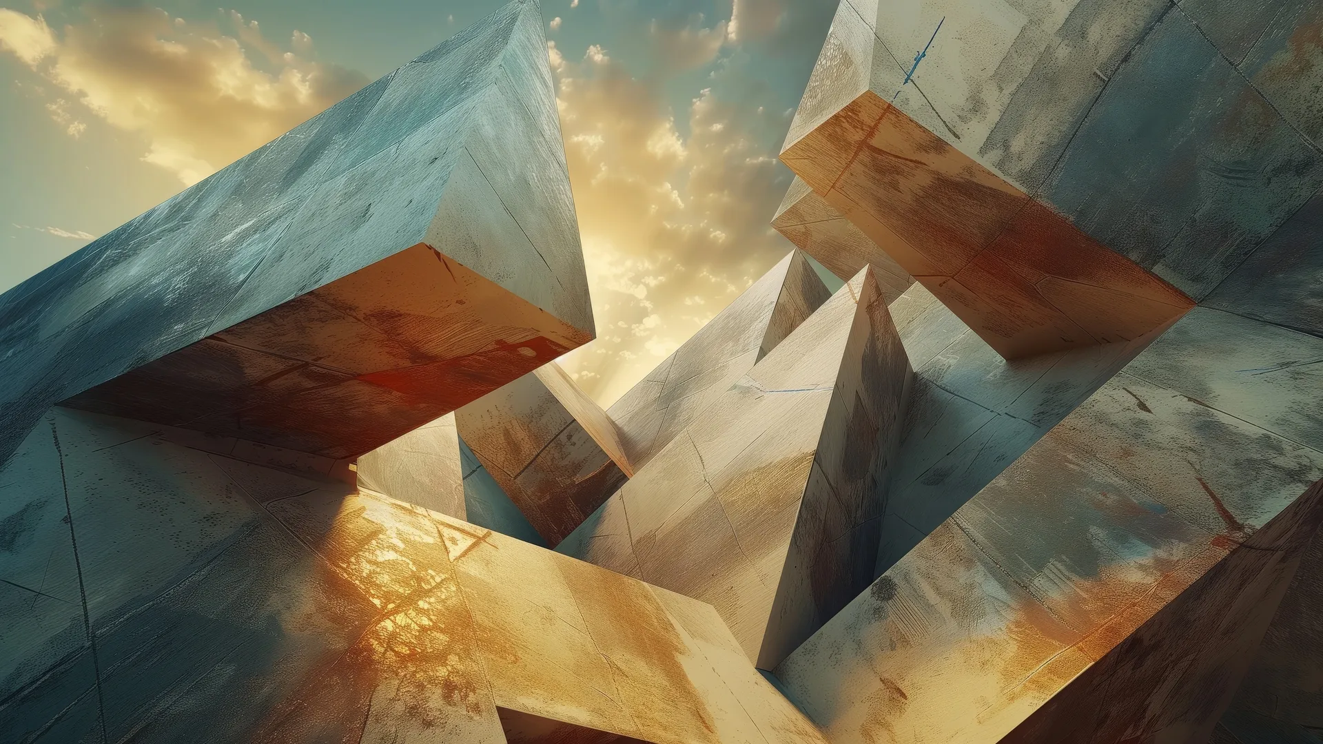 插图 抽象 野蛮主义 形状  电脑壁纸 4K壁纸