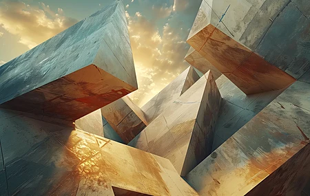 插图 抽象 野蛮主义 形状  电脑壁纸 4K壁纸