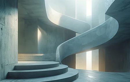 人工智能艺术 建筑 野蛮主义 电脑壁纸 4K壁纸