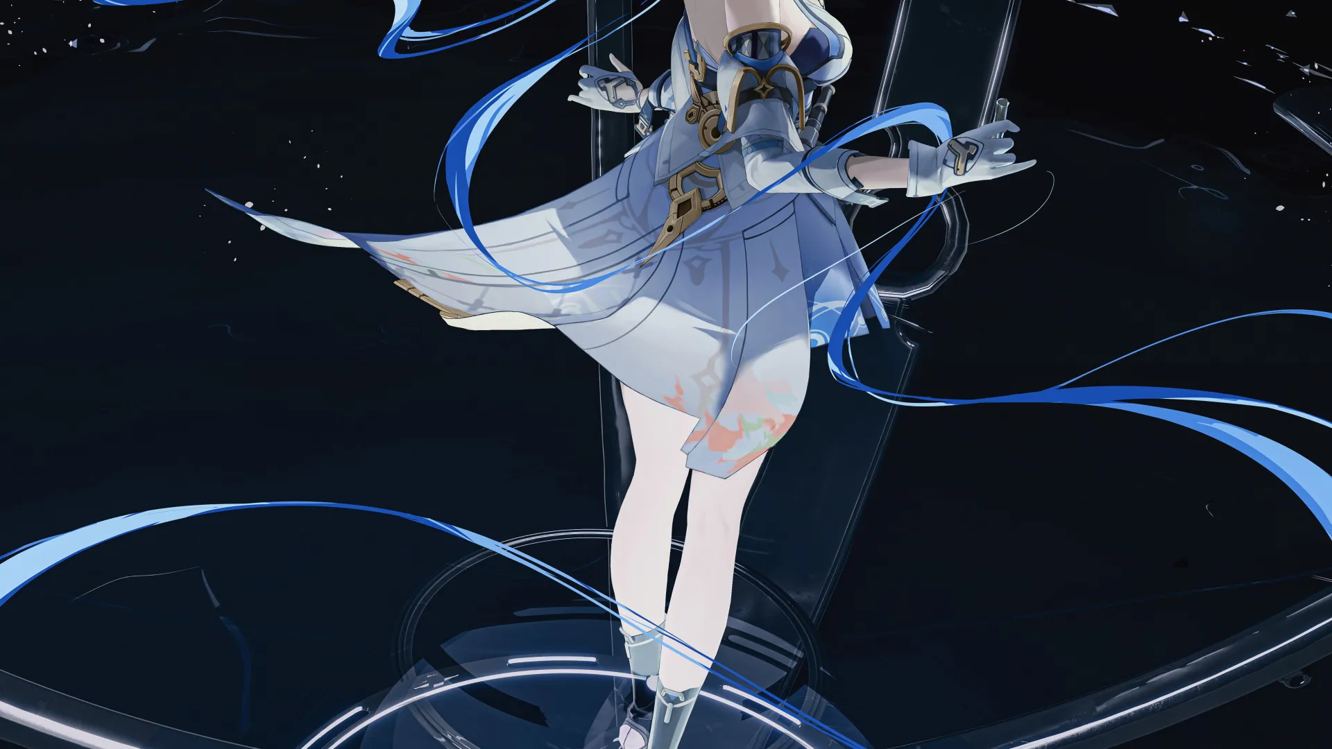 站立 高跟鞋 动漫 动漫女孩  手机壁纸 4K壁纸