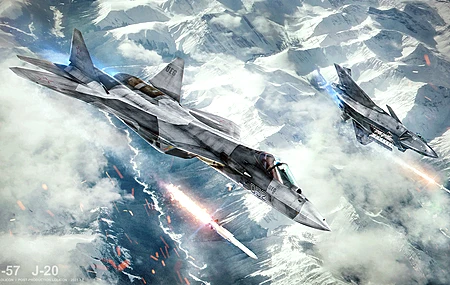 山脉 怀特山脉 喷气式战斗机 电脑壁纸 4K壁纸