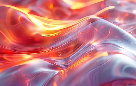 人工智能艺术 波浪 玻璃 液体  电脑壁纸 4K壁纸