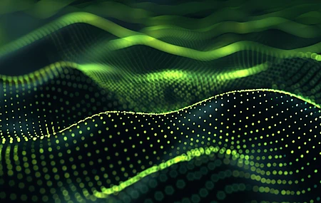 抽象 绿色 点  电脑贴纸 4K贴纸