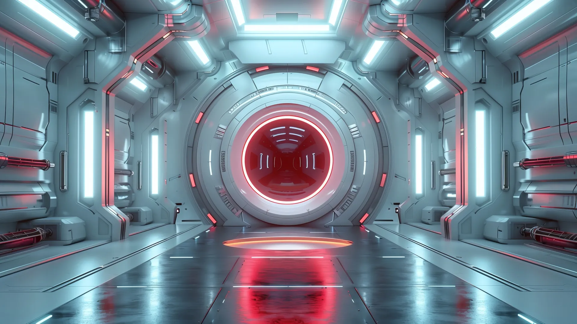 未来派 科幻小说 室内设计 宇宙飞船  电脑贴纸 4K贴纸