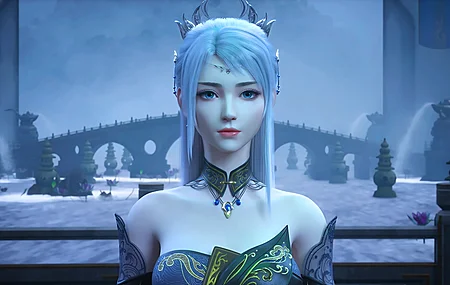 动漫 诛仙 陆雪琪 游戏角色 电脑贴纸 4K贴纸