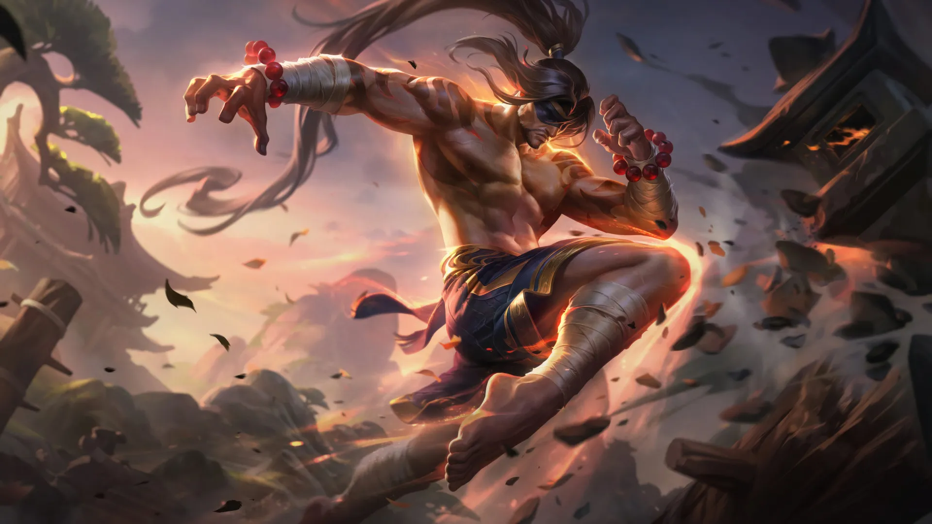 Lee Sin 英雄联盟 电子游戏 数字艺术 LOL 电脑壁纸 8K壁纸