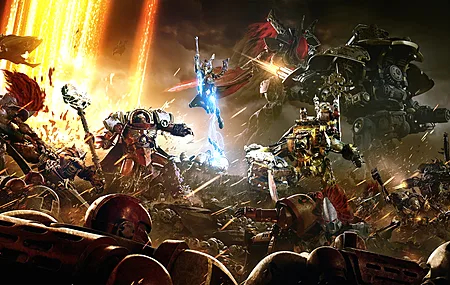 兽人 战争 战锤 太空海军陆战队 灵族 科幻风 电脑壁纸 4K壁纸