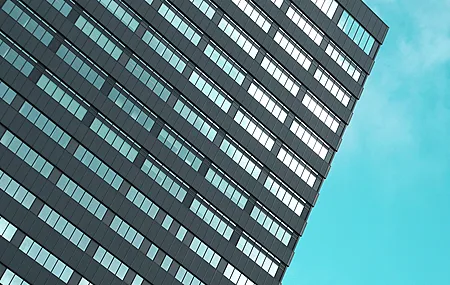 建筑 图案 极简主义 青色 立面  电脑壁纸 4K壁纸