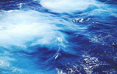 水 蓝色 波浪 自然 大海 海水 电脑壁纸 4K壁纸