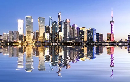 中国 城市灯光 上海 东方明珠电视塔  电脑壁纸 4K壁纸