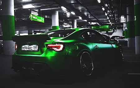 汽车 超级跑车 丰田 绿色 机械 电脑壁纸 4K壁纸