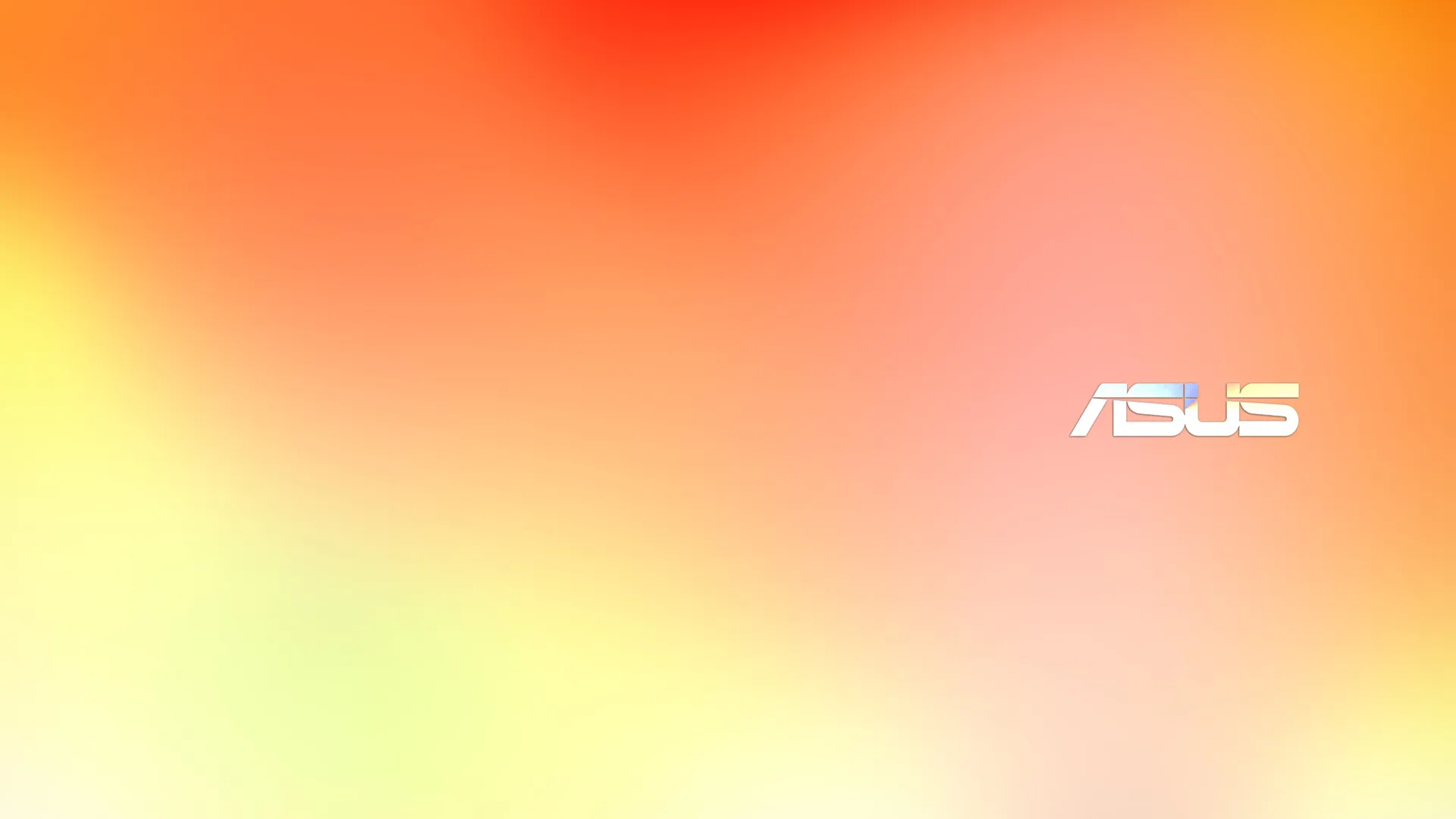 华硕 徽标 AI艺术 橙色 简约 极简主义 电脑壁纸 4K壁纸