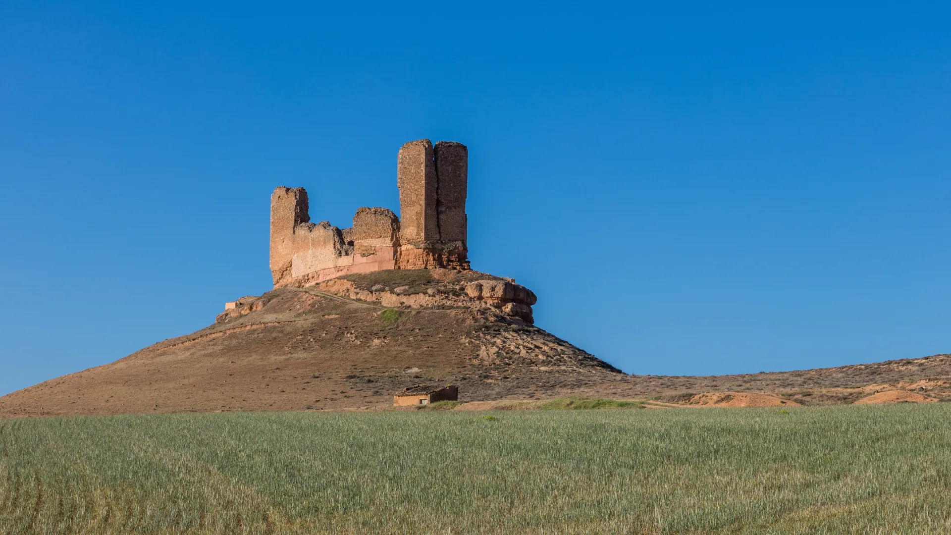 城堡 风景 自然 蓝色 景物 电脑壁纸 8K壁纸